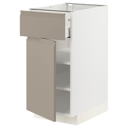 METOD, base cabinet with drawer/door, 40x60 cm, 694.916.61