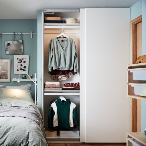 PAX, 2 wardrobe frames, 200x35x236 cm, 694.947.54