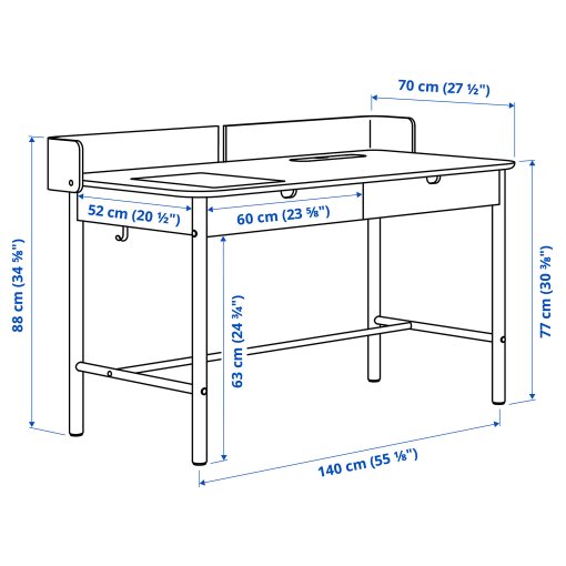 RIDSPO/LANG, desk and chair, 695.026.74