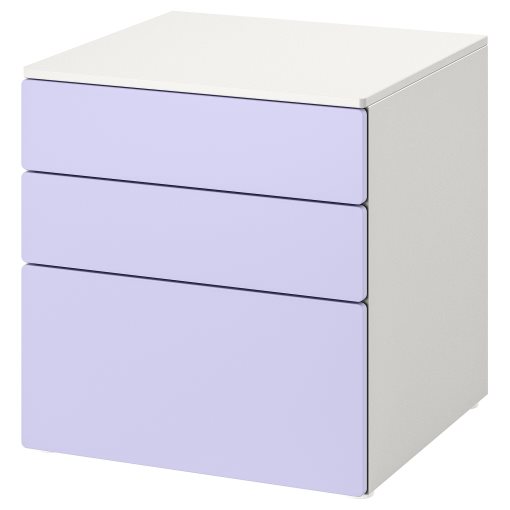 SMASTAD/PLATSA, chest of 3 drawers, 60x57x63 cm, 695.429.34