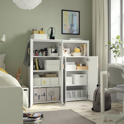 SMASTAD/PLATSA, storage combination  with 3 drawers, 120x42x123 cm, 695.499.83