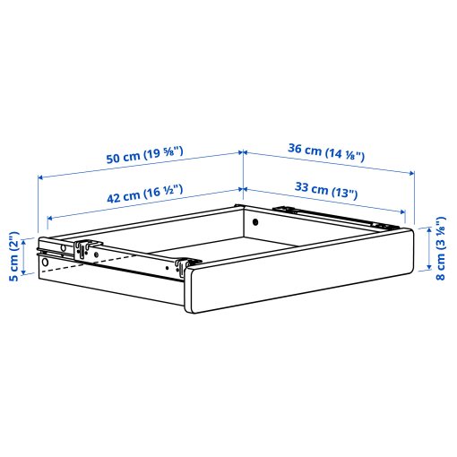 RELATERA, desk combination, 117x60 cm, 695.557.66