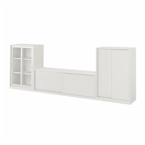 TONSTAD, TV/storage combination with sliding doors, 339x37x116 cm, 695.717.66