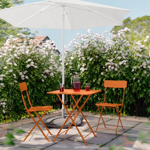 SUNDSÖ, table and 2 folding chairs/outdoor, 65x65 cm, 695.730.20