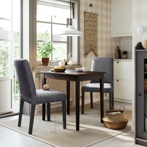 NÄSINGE/BERGMUN, τραπέζι και 2 καρέκλες, 80x60 cm, 695.969.98