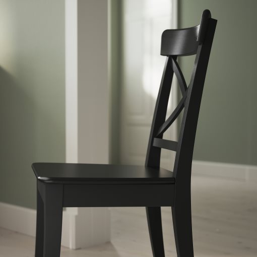 ROSENTORP, τραπέζι και 6 καρέκλες, 160/215x110 cm, 696.101.26