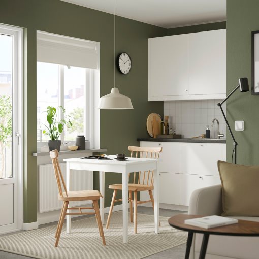 NÄSINGE/HÖGVED, τραπέζι και 2 καρέκλες, 80x60 cm, 696.101.50