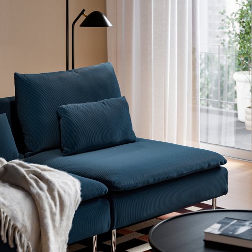 SÖDERHAMN, 3-seat sofa with open end, 696.221.05