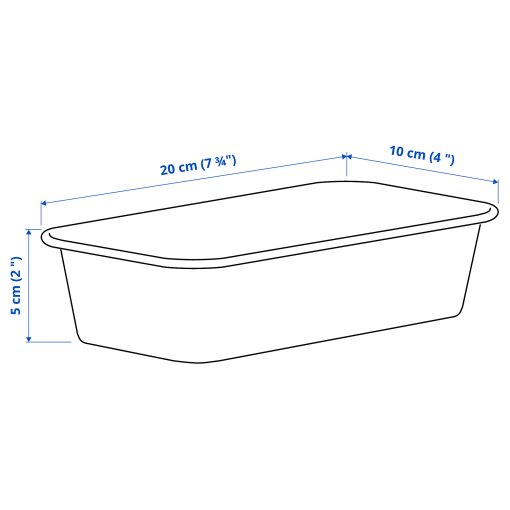 NOJIG, box/plastic, 10x20x5 cm, 704.574.87