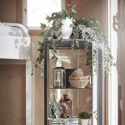 FEJKA, τεχνητό φυτό σε γλάστρα εσωτ./εξωτ. χώρου κρεμαστό/ευκάλυπτος, 9 cm, 704.668.11