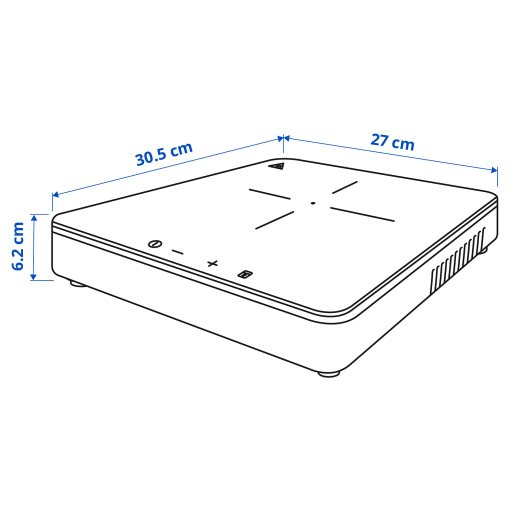 TILLREDA, portable induction hob, 1 zone, 704.935.03