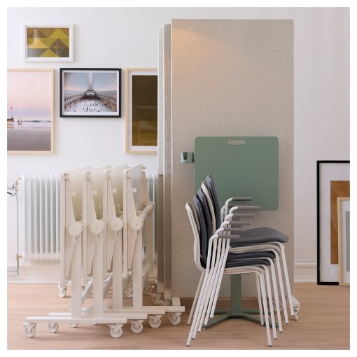 MITTZON, τραπέζι για λάπτοπ με ροδάκια, 66x50 cm, 704.981.95