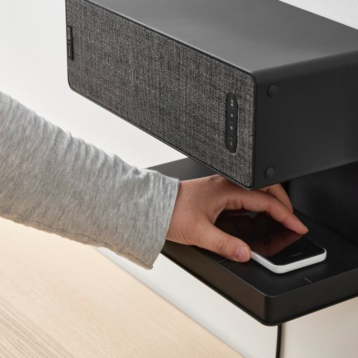 SYMFONISK, shelf with wireless charger, 705.133.08