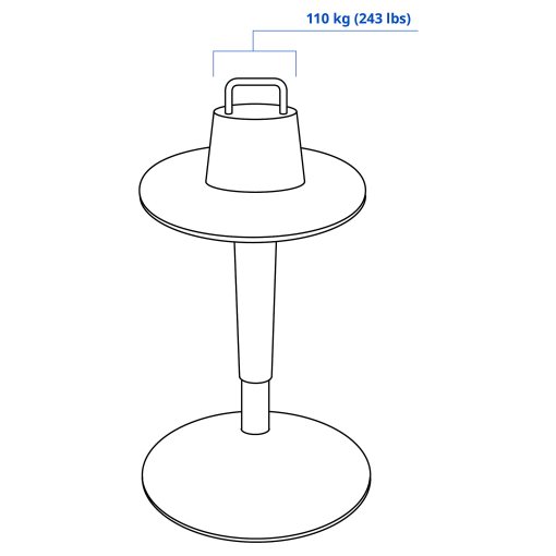 NILSERIK, σκαμπό σχεδιαστηρίου, 705.406.46