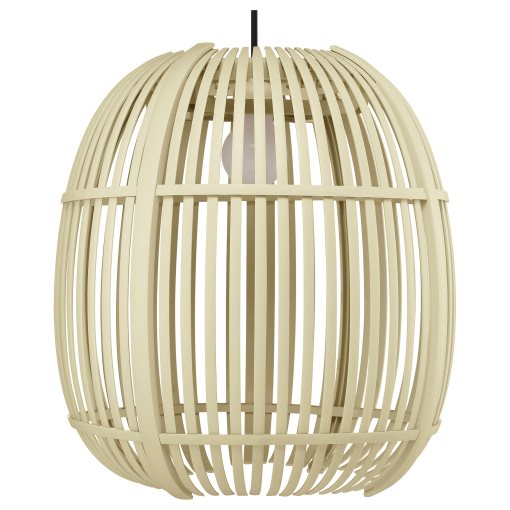 SOLVINDEN, pendant lamp with built-in LED light source/outdoor/oval, 37 cm, 705.718.26