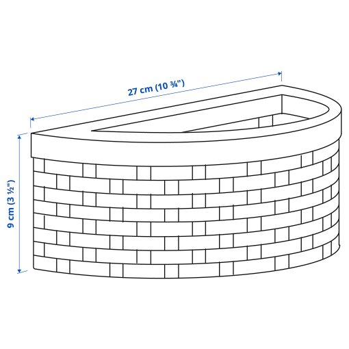 SNÖPLOG, χειροποίητο καλάθι, 3 τεμ., 705.818.49