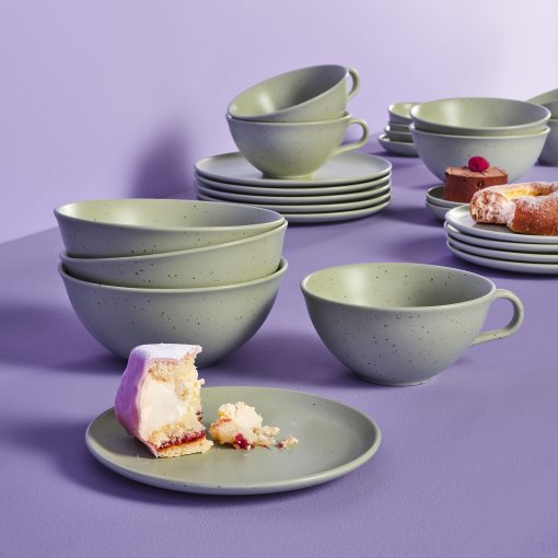 MOSSMAL, plate, 22 cm, 705.827.59