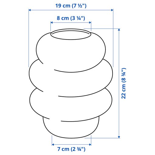 KÄLLARHALS, βάζο, 22 cm, 705.837.11