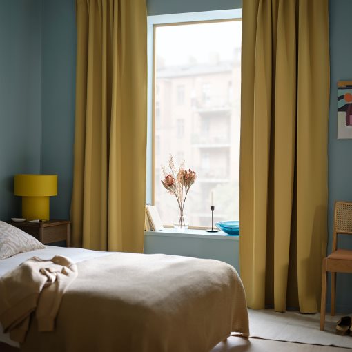 MAJGULL, room darkening curtains/1 pair, 145x300 cm, 705.860.26