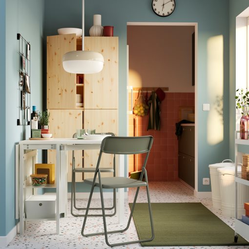 VIHALS, gateleg table, 39/95/151x90 cm, 705.935.74