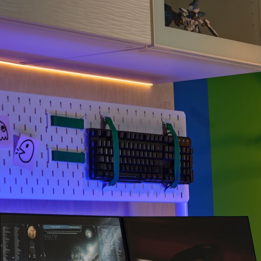 KABBLEKA, lighting strip with built-in LED light source and USB/dimmable, 3 m, 705.946.01