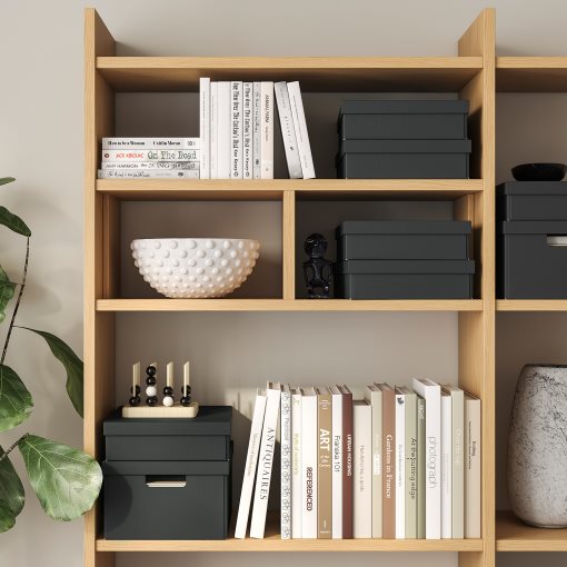 FJÄDERHARV, storage box with lid, 25x35x8 cm, 705.968.98