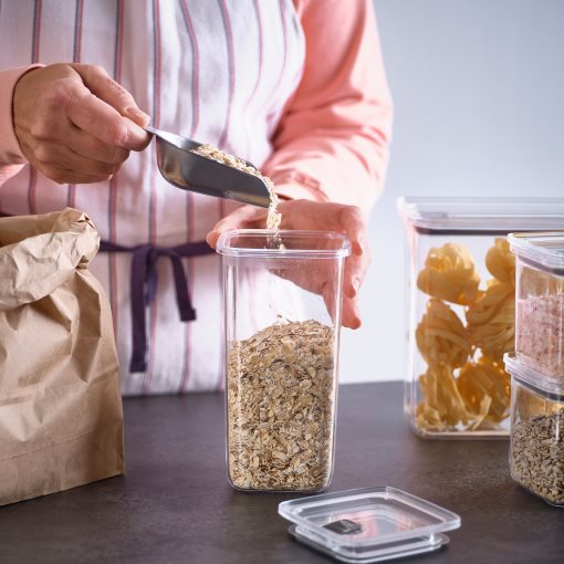 KORALLVIPPA, βάζο για ξηρά τροφή με καπάκι, 6 τεμ., 705.993.16
