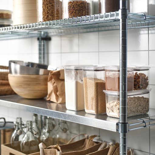 KORALLVIPPA, βάζο για ξηρά τροφή με καπάκι, 6 τεμ., 705.993.16