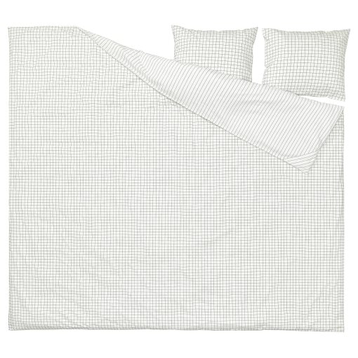 DOFTAKLEJA, παπλωματοθήκη και 2 μαξιλαροθήκες, 240x220/50x60 cm, 706.005.03