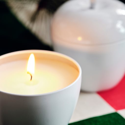 VINTERFINT, αρωματικό κερί σε μεταλλικό κουτί/βανίλια, 24 ώρες, 706.011.21