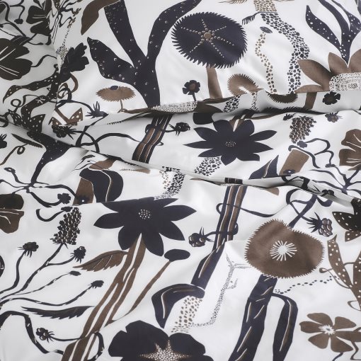 LUNDSKAFTING, παπλωματοθήκη και 2 μαξιλαροθήκες, 240x220/50x60 cm, 706.063.50