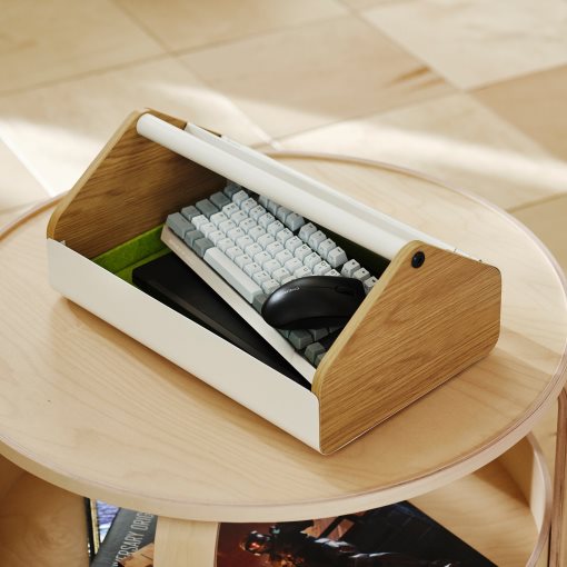 YXSTABY, βάση για laptop με αποθηκευτικό χώρο, 43x27x18 cm, 706.199.94