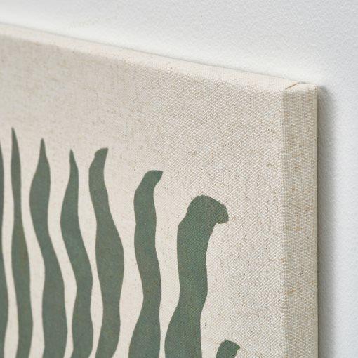 GRÖNMES, πίνακας/καρό λουλούδι, 56x56 cm, 706.240.09