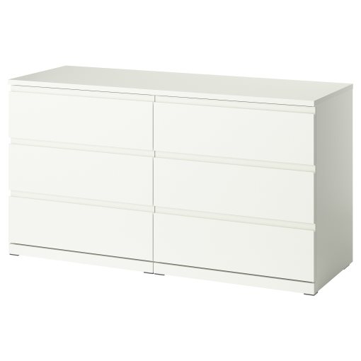 STORKLINTA, chest of 6 drawers, 140x50x75 cm, 706.275.50