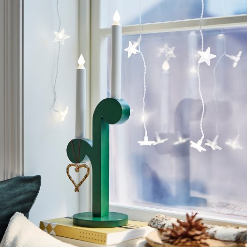 STRÅLA, candle with built-in LED light source/battery-operated, 706.335.65