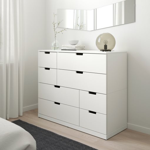NORDLI, συρταριέρα με 8 συρτάρια, 120X99 cm, 792.395.03