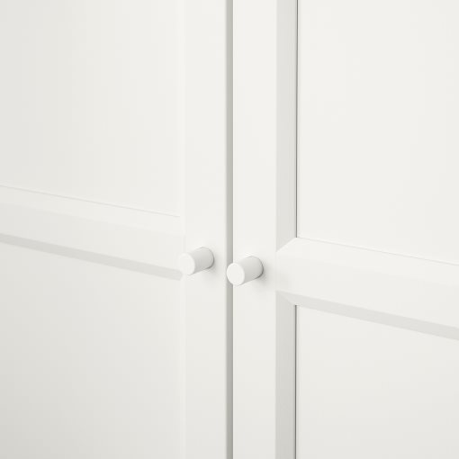 BILLY, bookcase with doors, 80x30x202 cm, 792.873.58