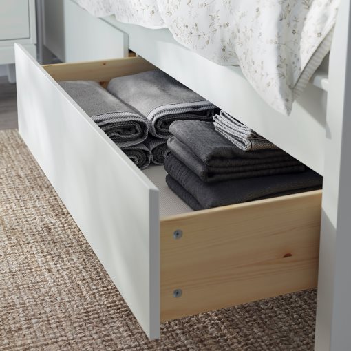 IDANÄS, bed frame with storage, 140x200 cm, 793.922.22