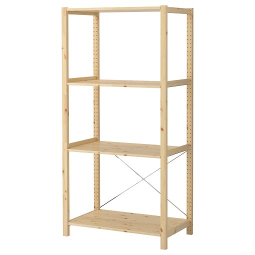 IVAR, 1 section/shelves, 89x50x179 cm, 794.070.54
