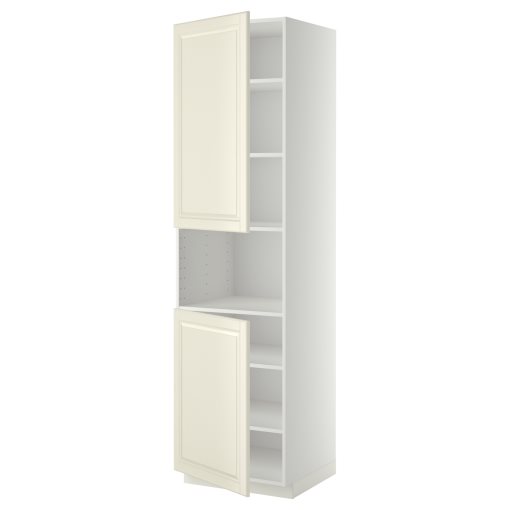 METOD, high cabinet for microwave with 2 doors/shelves, 60x60x220 cm, 794.645.20