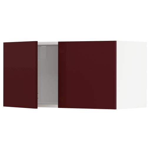 METOD, ντουλάπι τοίχου με 2 πόρτες, 80x40 cm, 794.672.41