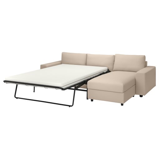 VIMLE, 3-seat sofa-bed with wide armrests and chaise longue, 795.370.84