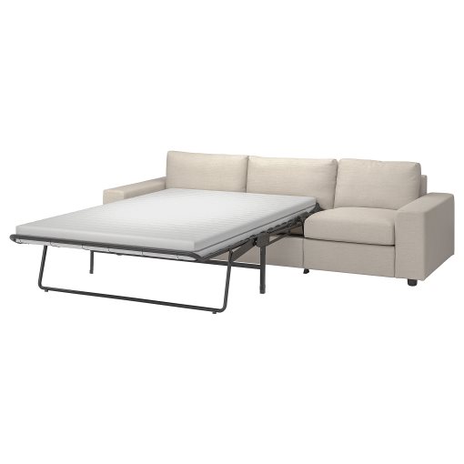 VIMLE, 3-seat sofa-bed with wide armrests, 795.452.15