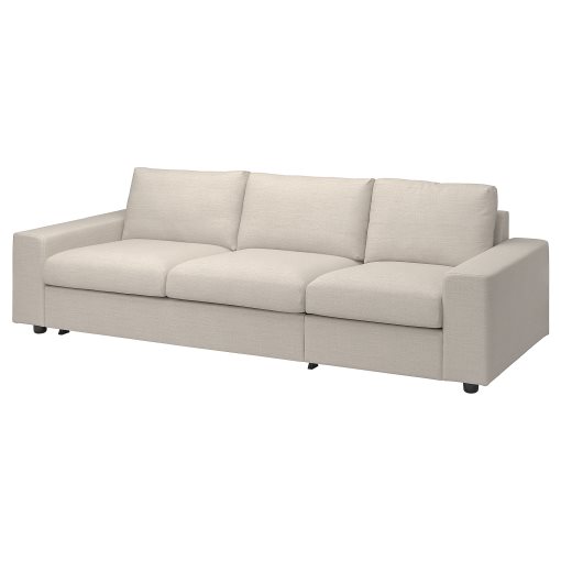 VIMLE, 3-seat sofa-bed with wide armrests, 795.452.15