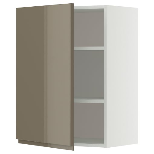 METOD, wall cabinet with shelves, 60x80 cm, 795.771.88