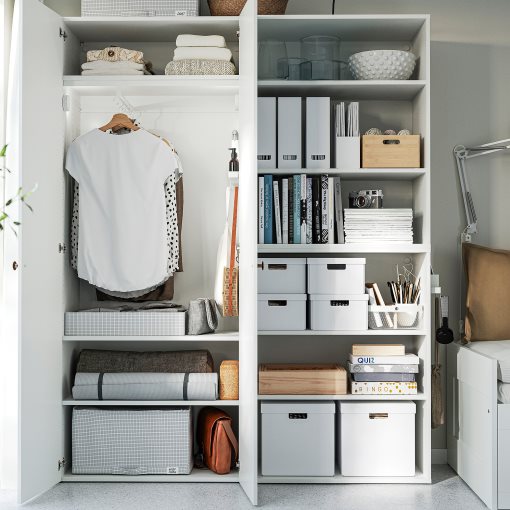 LASTARE, wardrobe combination, 160x42x200 cm, 796.035.59