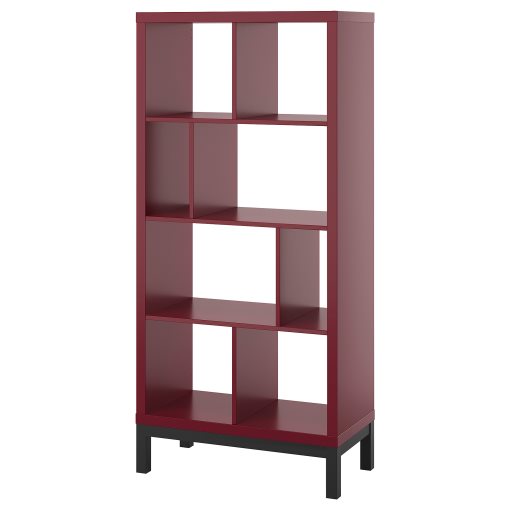 KALLAX, shelving unit with underframe, 77x39x164 cm, 796.075.57