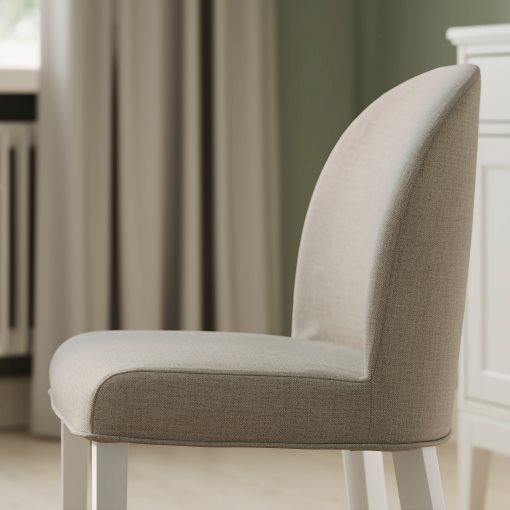 ROSENTORP, table and 4 chairs, 155/215x87 cm, 796.101.40