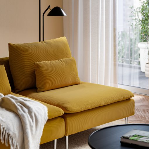 SÖDERHAMN, 3-seat sofa with open end, 796.221.00