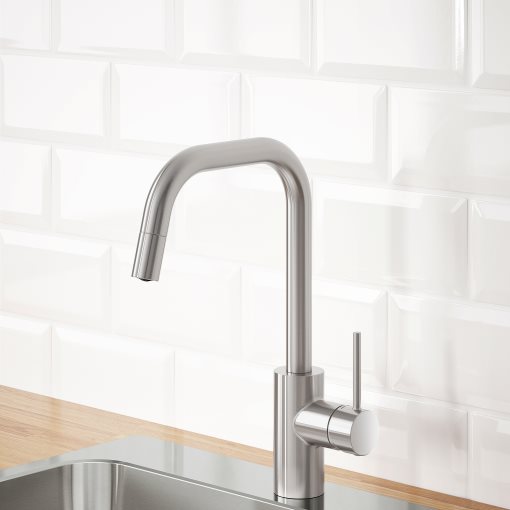 ÄLMAREN, kitchen mixer tap w pull-out spout, 803.416.46